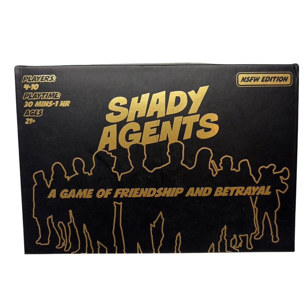 Shady Agents NSFW Edition Card Game Studio71 Adult Party Game 4-10‎ Players 21+